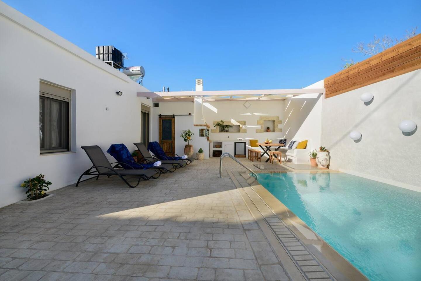 Chrisanthi Elegant Villa 皮特斯迪亚 外观 照片