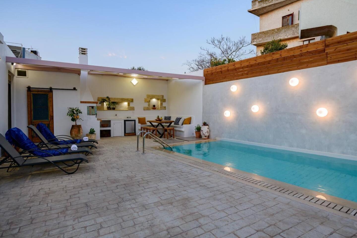 Chrisanthi Elegant Villa 皮特斯迪亚 外观 照片